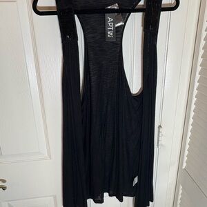 Apt. 9 Black and White Backless Tank Top NWT